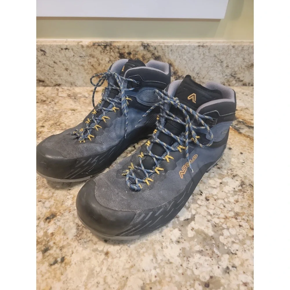 Asolo Eldo Mid LTH GV GTX Gore-Tex- Men's Hiking  Boot Graphite/Oasis Size 9.5